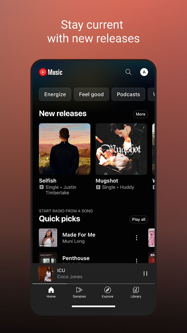 YouTube Music screenshot