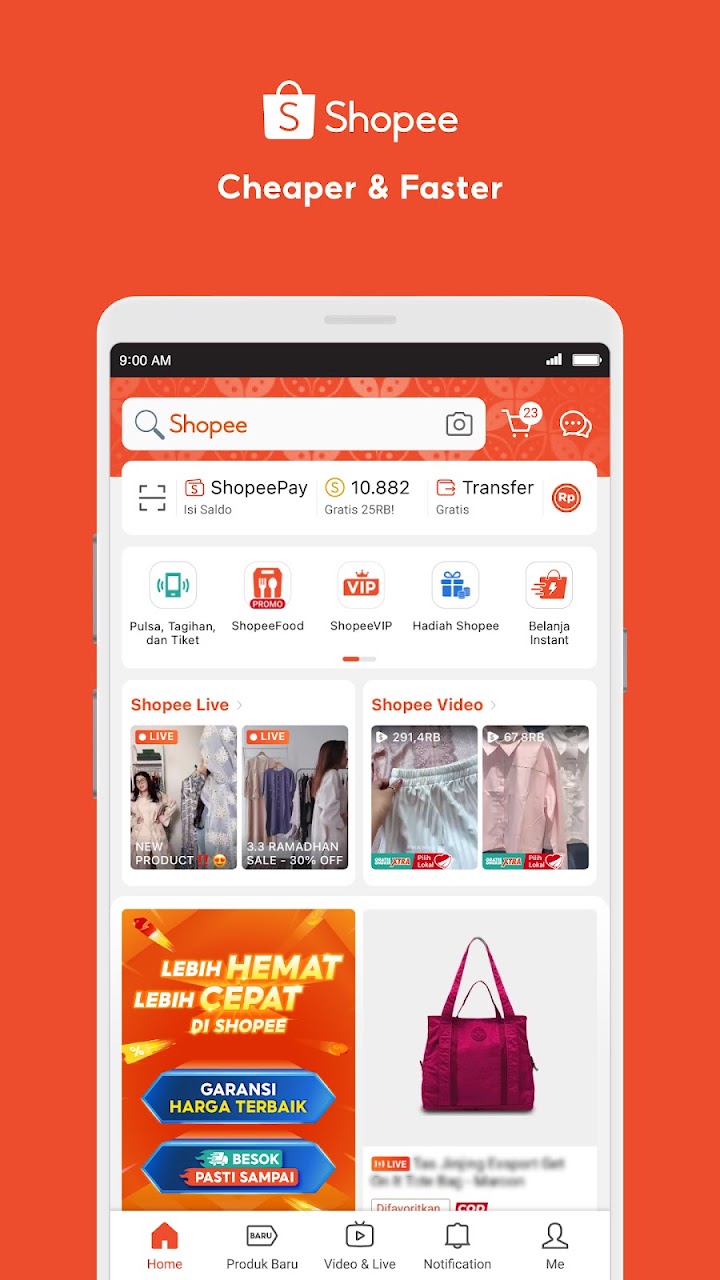 Shopee Indonesia screenshot