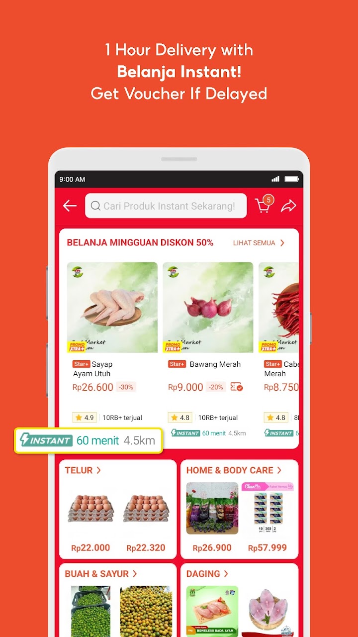 Shopee Indonesia screenshot