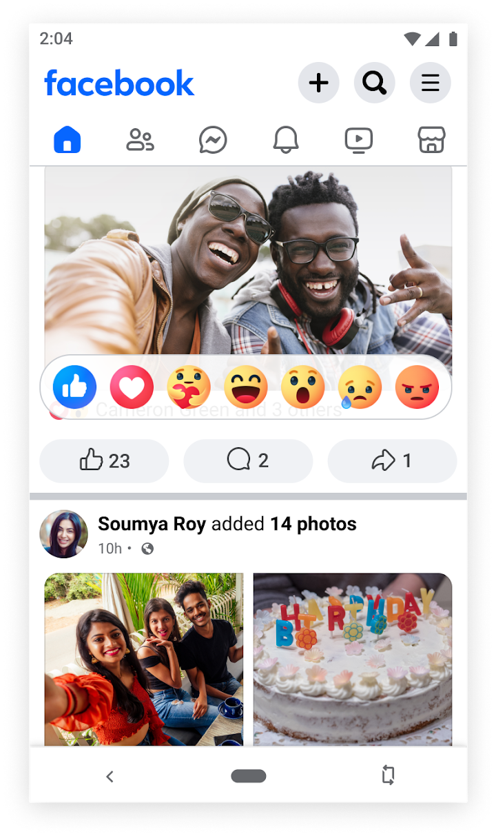 Facebook Lite screenshot